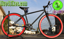 Load image into Gallery viewer, Fixie Bike | Black Red 41cm