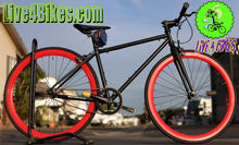 Load image into Gallery viewer, Fixie Bike | Black Red 41cm