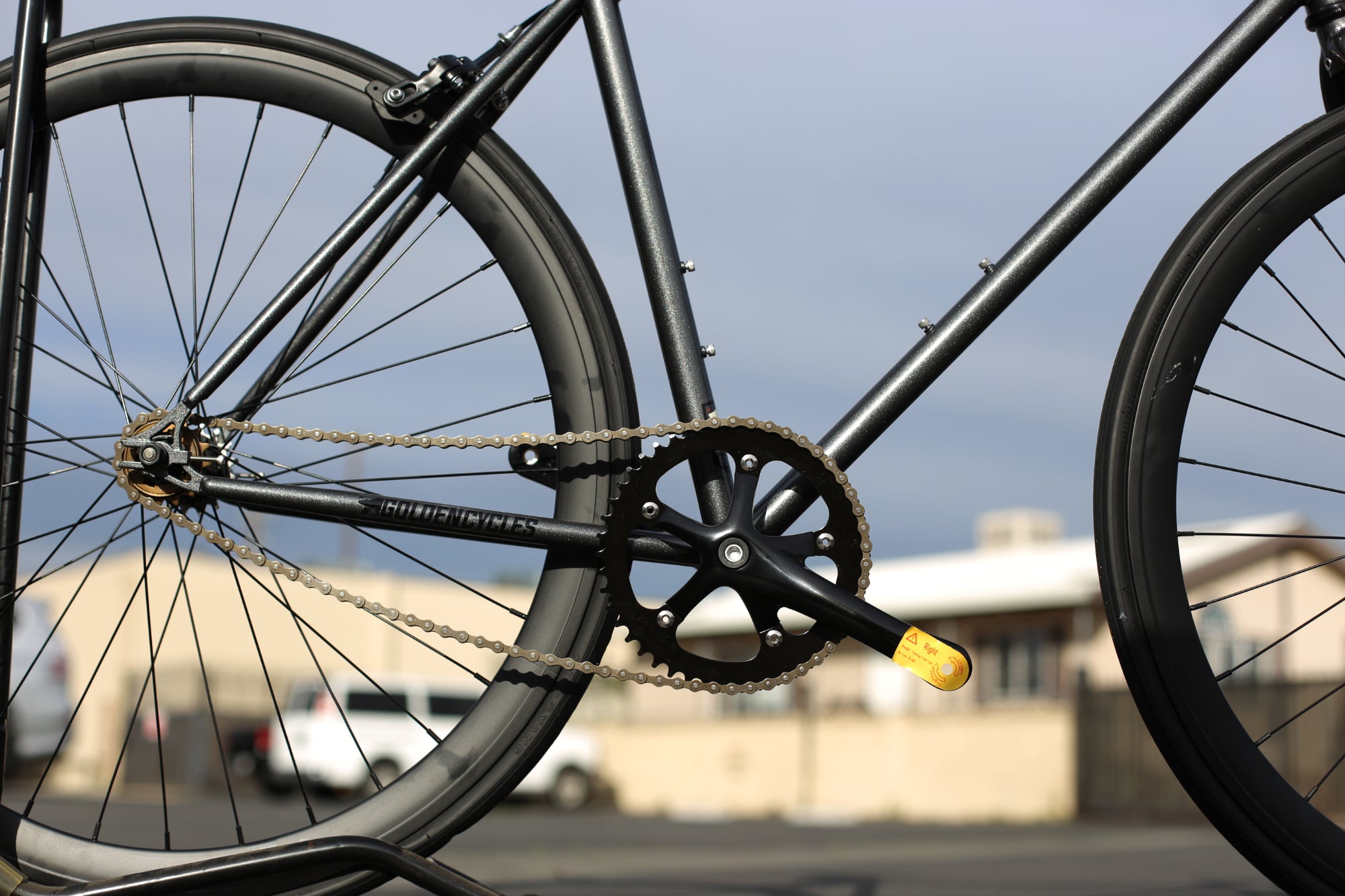 Fixie Bike |Gray Golden Cycles Asphalt – LIVE 4 BIKES