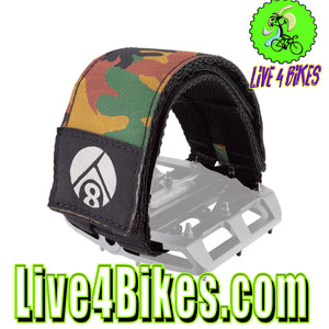 fixie pedal straps Camo Origin 8 Pro Grip 2 Foot Straps Pedal Straps -Live4Bikes – LIVE 4 BIKES