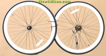 Load image into Gallery viewer, Fixie 700c Wheelset Flip Flop hub Fixed or Freewheel w/ Tire and Tube - Live4bikes