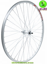 Load image into Gallery viewer, 700c Alloy Front Wheel 36 Spoke Chrome