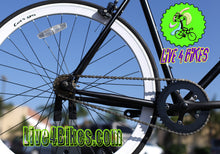 Load image into Gallery viewer, Black Fixie Single Speed City bike bicycle - Live 4 Bikes