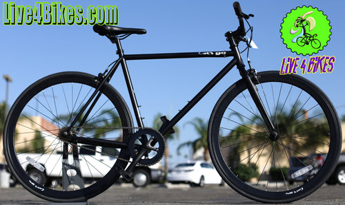 Black Fixie Single speed bike bicycle - Live 4 Bikes