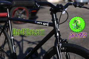 Black Fixie Single speed bike bicycle - Live 4 Bikes