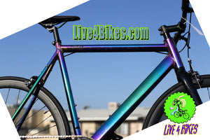Golden Cycles Uptown Track Bike Fixed Gear Single Speed Bicycle Neo Chrome -Live4Bikes