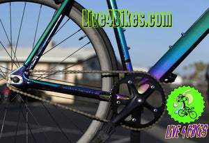 Golden Cycles Uptown Track Bike Fixed Gear Single Speed Bicycle Neo Chrome -Live4Bikes