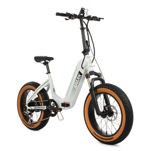 Golden Cycles Spark 20in Folding Fat Tire Electric Bike 500w 48v - Live 4 Bikes