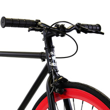 Load image into Gallery viewer, Golden Cycles Viper Fixie Fixed Gear -Black Red