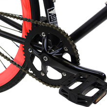 Load image into Gallery viewer, Golden Cycles Viper Fixie Fixed Gear -Black Red