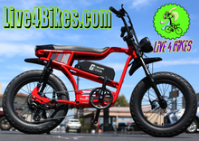Load image into Gallery viewer, Golden Cycle Panthro motor Style Ebike | 750w Moped Style Electric