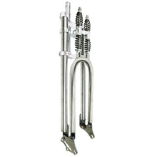 Load image into Gallery viewer, Micargi FK-GTS640305145D8 26'' Over and Under Dual Spring Adjustable Classical Fork for Disc Brake 1-1/8" (28.6mm)
