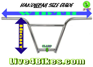 330 Freestyle Handlebar 22.2mm Chrome - Live4Bikes