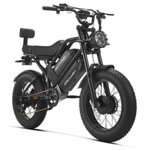 Load image into Gallery viewer, HappyRun G70 Pro Dual-Motor Dual-Battery Electric Cargo Bike