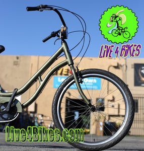 Haven Inlet 7 Beach Cruiser 7 Speed Aluminum Cruiser Bike Step through -Live4bikes