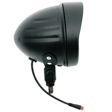 Load image into Gallery viewer, Micargi Headlight Chrome Vintage LED Bike 12V-48V