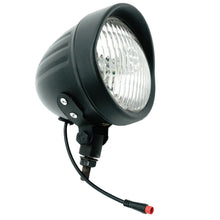 Load image into Gallery viewer, Micargi Headlight Chrome Vintage LED Bike 12V-48V
