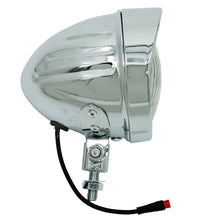 Load image into Gallery viewer, Micargi Headlight Chrome Vintage LED Bike 12V-48V