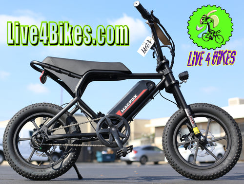 MacFox M19 ebike Black  | 16 IN small E-bike