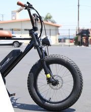 Load image into Gallery viewer, MacFox X1 ebike  Black Brown | Moped Motor Style Ebike