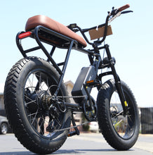 Load image into Gallery viewer, MacFox X1 ebike  Black Brown | Moped Motor Style Ebike