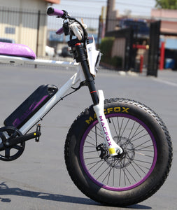 MacFox X1 ebike electric White / Purple