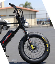 Load image into Gallery viewer, MacFox X1 ebike  Black  | Moped Motor Style Ebike