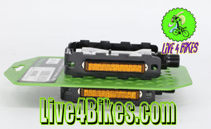 Ultra Cycle Metal Alloy/ Steel Pedals  9/16"  - Live 4 Bikes
