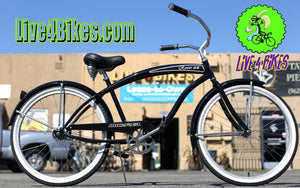 Micargi Men's Rover GX Beach Cruiser Bike Bicycle 26 in - Live4Bikes