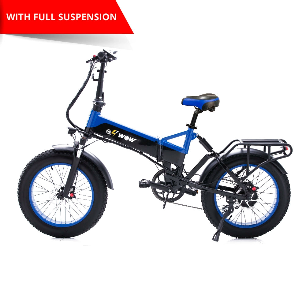 Folding suspension bike deals