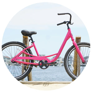 Haven Pointe 1 Beach Cruiser Aluminum Cruiser Bike Step through -Live4bikes