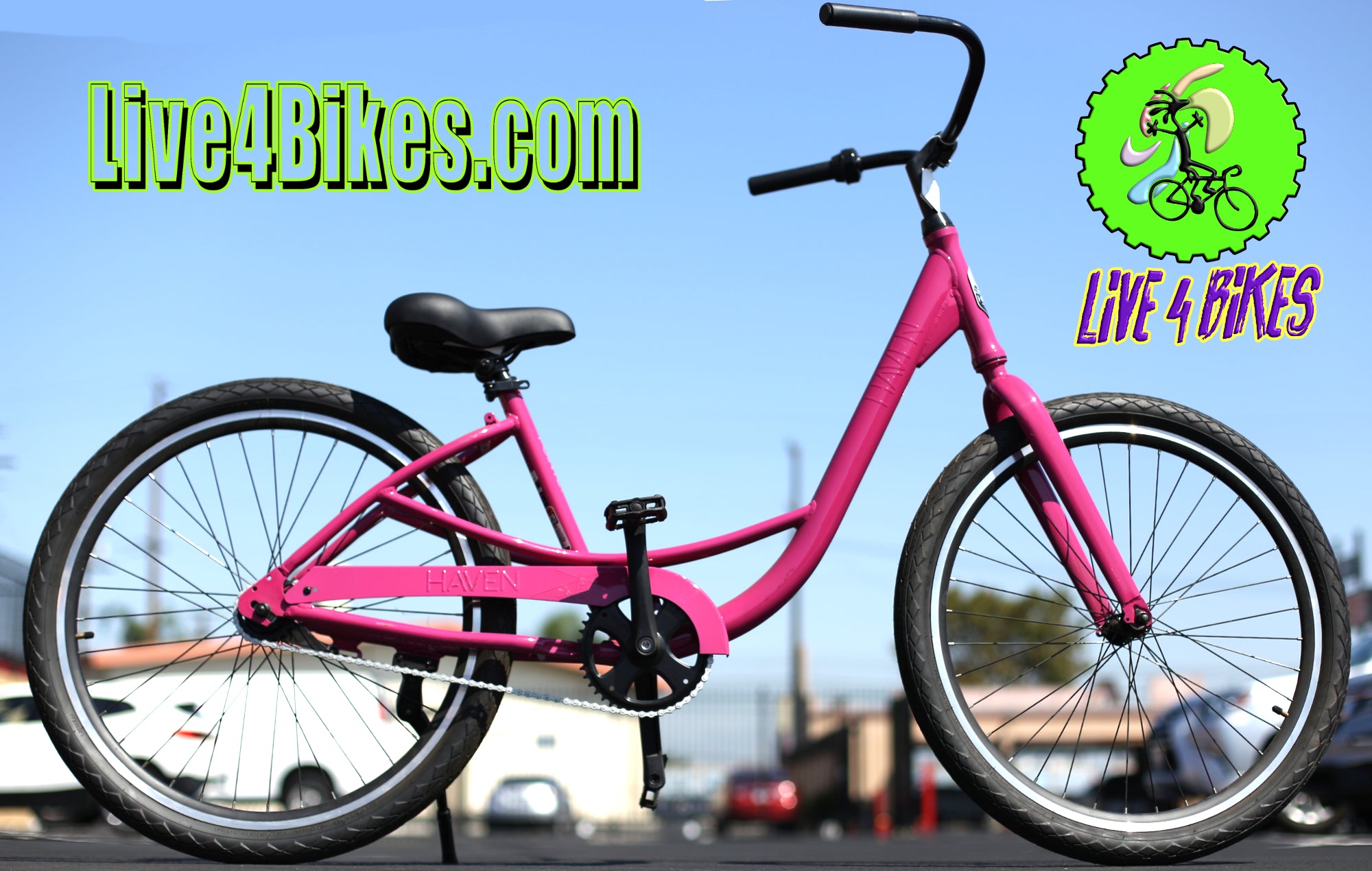 Aluminum fashion cruiser bike women's