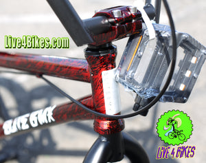 Elite BMX Destro Red Carnage Freestyle Bicycle Skate Park BIke  20" -Live4Bikes