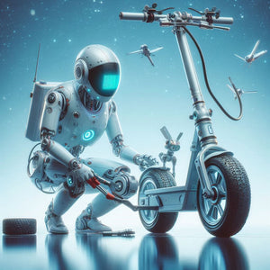 Scooter Flat tire Repair - Scooter tube install - Solid tire installation