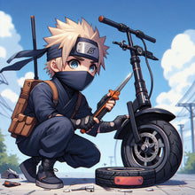 Load image into Gallery viewer, Scooter Flat tire Repair - Scooter tube install - Solid tire installation