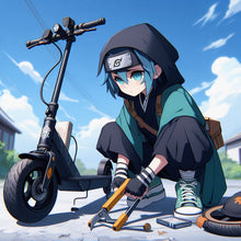 Load image into Gallery viewer, Scooter Flat tire Repair - Scooter tube install - Solid tire installation