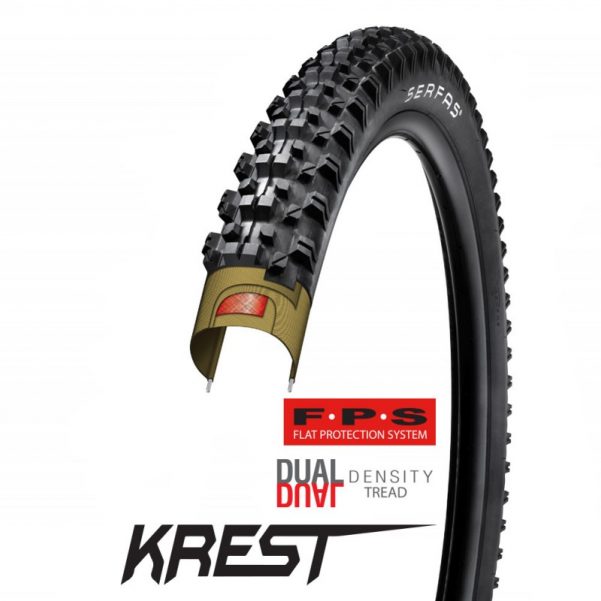 Serfas MTBK Krest MTB Bicycle Tire 26 x 2.35  - Live 4 Bikes