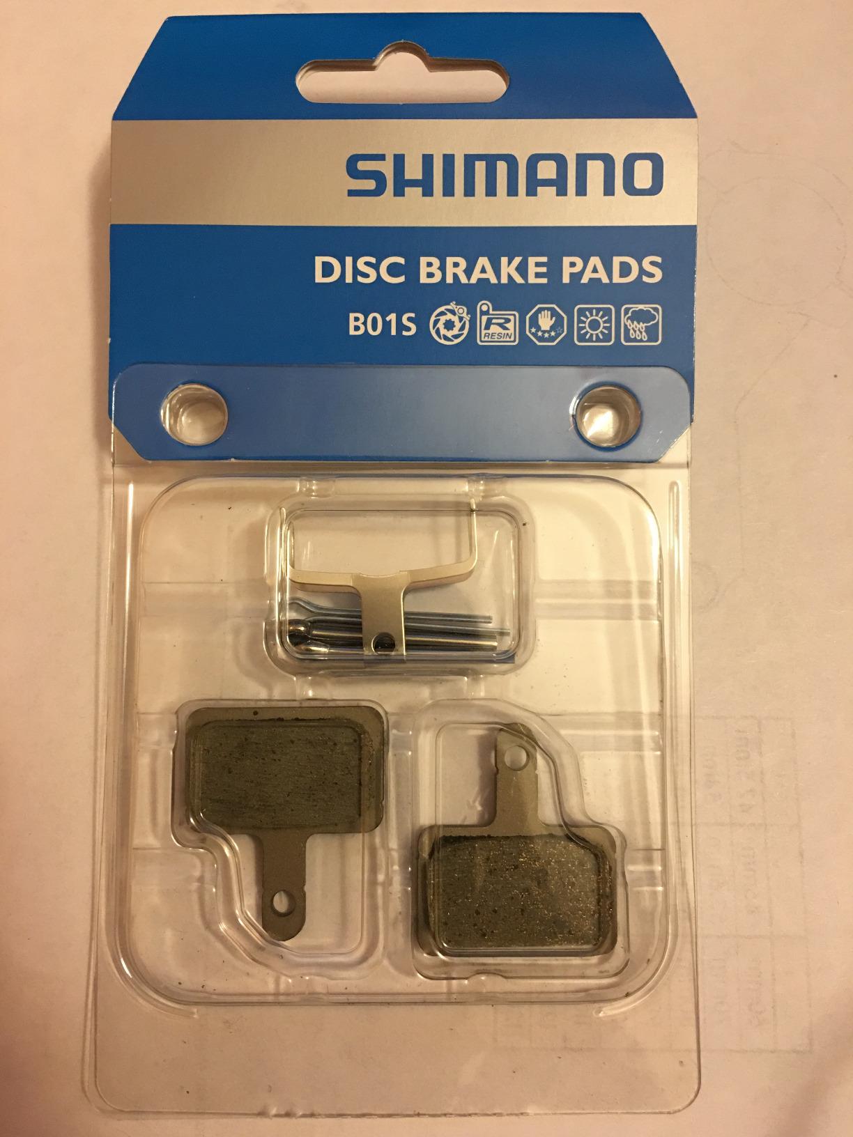 Shimano B01S Resin Disc Brake Pad & Spring - Live4Bikes