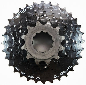 Cassette SHIMANO CS-HG200 8 Vitesses 12-32 - Pignon VTT Vélo Unisexe Noir