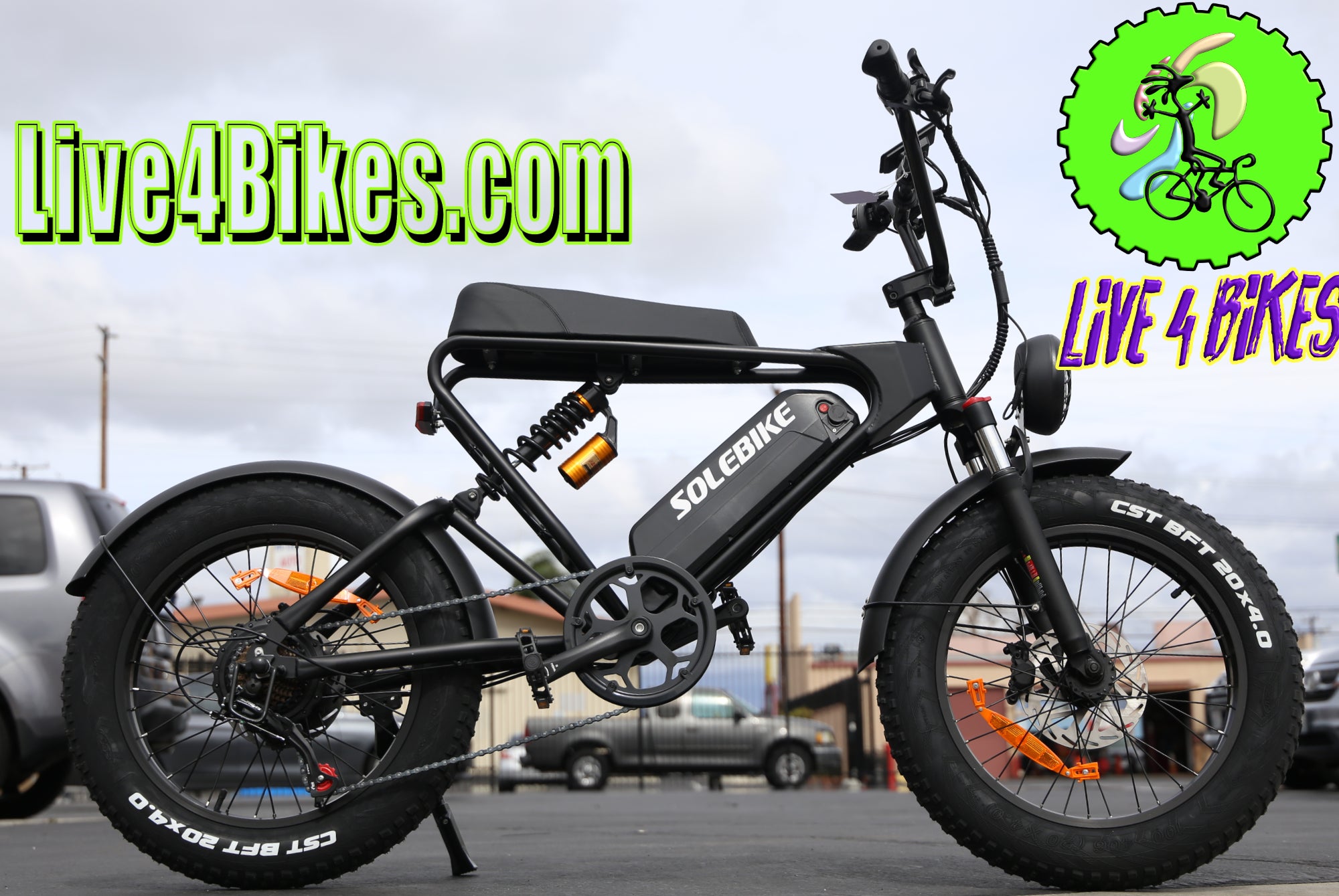 SolEbike 20In Electric 750 watt 48v BLK