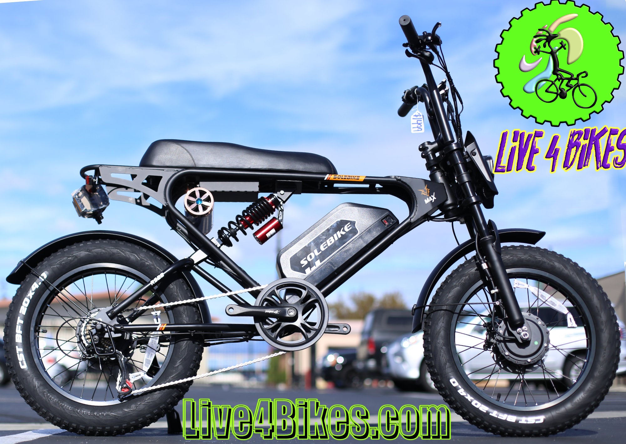 SolEbike 20In Electric 750 watt 48v BLK