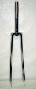 Steel Racing 27" Fork Chrome 27 in SteelL Fork 1 Inch Threaded -Live4Bikes
