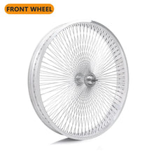 Load image into Gallery viewer, Micargi WH-TR7529140 29"X4"X13GX140H Aluminum Polish Fat Rims Wheel Set