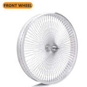 Load image into Gallery viewer, Micagi WH-TR9529140 29"X4"X13GX140H ALUMINUM POLISH FAT RIMS WHEEL SET.