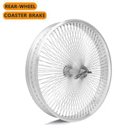 Load image into Gallery viewer, Micagi WH-TR9529140 29"X4"X13GX140H ALUMINUM POLISH FAT RIMS WHEEL SET.