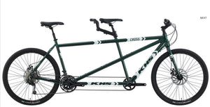 Tandem Cross Small Green Tandemania Two seater Bike