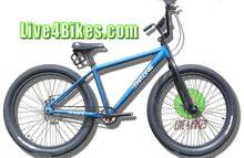 Load image into Gallery viewer, Throne The Goon XL BMX Electric Blue 27.5 Wheel W/ Disc Brakes Bike -Live 4 Bikes