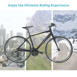 Tracer Bravery DX 700C Hybrid City Bicycle Aluminum 21 speed - Live4Bikes