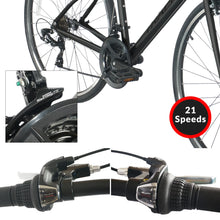 Load image into Gallery viewer, Tracer Bravery DX 700C Hybrid City Bicycle Aluminum 21 speed - Live4Bikes