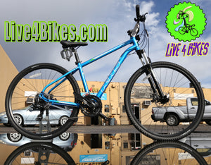 KHS UltraSport 1.0 Hybrid Bike W/ Disc Brakes Blue  - Live4bikes